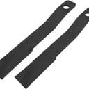 Rotary Cutter Blades Set for Bush Hog Models 6 12 105 205 | Set Of Two Blades, Fits Models 255 266 305 502 600 RB60 And Squeeler 60, Heavy Duty Steel, Direct Replacement