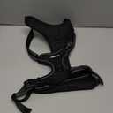 rabbitgoo Dog Harness No Pull with 2 Leash Clips, Adjustable Soft Padded, Reflective Oxford No Choke Pet Vest with Easy Control Handle for Large Dogs, Black, XL