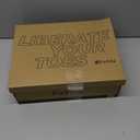 FitVille Men's Walking Shoes Wide Width Thicker Cushioning Sneakers Extra Wide Shoes for Men Bouncy Shoes Non Slip Workout Gym Athletic Sneakers (Black, 10)