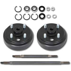 24 Spline Rear Axle and Brake Hub Drum Replacement for EZGO Electric 1982up