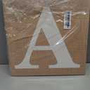 4pcs Baby Boxes with Letters with Burlap Grain,with Printed Letters for Baby Shower,Gender Reveal Party