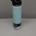 Hydro Flask Water Bottle - Insulated Stainless Steel - Wide Mouth Chug Lid, Non Spill, Leakproof in 24 Oz Dew