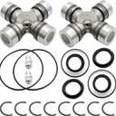 SPL55-4X Front Axle Seal and U Joint Kit, Replacement for Ford F serise 250 350 450 550 Super Duty 1998-2004 Excursion 2000-2005, Replaces 2002692 50381 50491