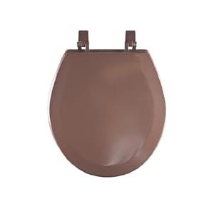 Achim Home Furnishings Chocolate TOWDSTCH04 17-Inch Fantasia Standard Toilet Seat, Wood