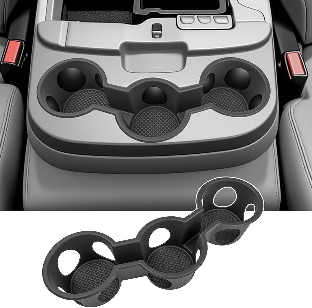 Bench Seat Center Console Cup Holder Compatible with 2013-2025 Ram 1500 2500 3500-5500 Classic Body Insert Drink Holder Cupholder Coast for Ram Jump Seat Accessories(for ram 13+)