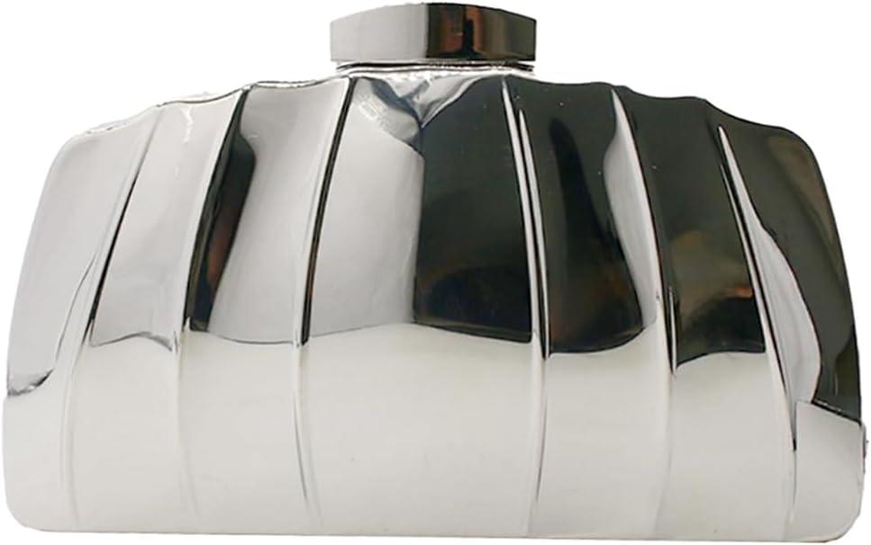 Women Sparkly Clutch Purse Unique Metallic Evening Bag Metal Box Handbag Purse Wedding Party Clutch Shoulder Bag