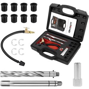 LLNDEI Spark Plug Thread Repair Kit, 38900 Two Valve Ford Triton Tool Compatible, 16 PCS Spark Plug Thread Repair Kit for Repairing Ford 4.6L, 5.4L and 6.8V-10 Two Valve Engines