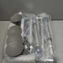 Toilet Safety Rails, Adjustable Toilet Frame for Elderly, Seniors, Handicap & Disabled, Foldable Handicap Toilet Handles Fit Any Toilets (300 LB) (Gray)