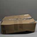 ULTCOVER Rectangular Patio Heavy Duty Table Cover - 600D Tough Canvas Waterproof Outdoor Dining Table and Chairs General Purpose Furniture Cover Size 88L x 62W x 28H inch (Brown)