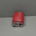 LOAVER Red Organza Wired Sheer Ribbon,2-1/2" x 50 Yards Metallic Edge Christmas Ribbon for Xmas Floral Crafts Decoration Wreaths Swags Gift Wrapping Supplies Red