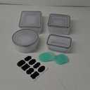 Canfanni 14 Piece Food Storage Containers with Lid BPA-Free Plastic Food Containers for Kitchen Storage and Organization, Leak Proof Meal Prep Container, Includes Labels & Pen