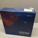 Bedsure Heated Blanket Electric Throw - Thick Striped Flannel Electric Blanket, Heating with 4 Time Settings, 6 Heat Settings, and 3-Hour Timer Auto Shut Off, Gift for Grandma (50x60 inches, White)