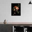 Vintage Flower Canvas Wall Art Nature Colorful Floral for Bedroom Wall Decor Retro Wildflower Painting Poster Modern Home Artwork Living Room Farmhouse Wooden Framed Ready to Hang [18''Wx24''H]