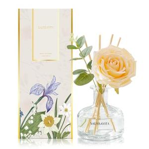 Reed Diffusers Set, 7.10 oz Vanilla Scented Diffuser with 7 Sticks, Long Lasting Home Fragrance for 120 Days, Perfect for Bathroom, Shelf Decor, Air Fresheners