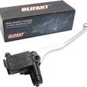 OLIFANT Front Brake Master Cylinder for Yamaha Warrior 350 Big Bear 350 400 Banshee 350 Wolverine 350 Grizzly 400 600 Kodiak 400 1987-2001 Brake Lever Handle (Silver)