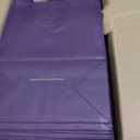 BagDream Gift Bags 8x4.25x10.5 Inches 100Pcs Purple Kraft Paper Bags with Handles Bulk, for Shopping, Retail, Merchandise, Party Favor, Craft, 100% Recyclable Paper Gift Sacks