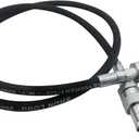 Pro Hydraulic Hose - 1/4" x 78" Air Hose, 3/8" NPT Fitting, 10000 PSI