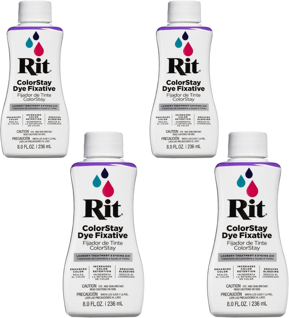 Rit Dyes Fixative Liquid 8 oz. Bottle (Pack of 4)
