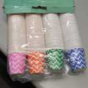 500 Pack 5oz Paper Cups, Multicolor Paper Disposable Cups, Small Mouthwash Cups, Cold Beverage Drinking Cup for Party, Travel and Event (Strip)