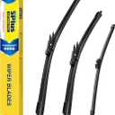 5 PLUS Windshield Wipers Replacement for Ford Explorer 2023-2011 Premium All-Weather Front & Rear Wiper Blades 26"+22"+11"-OEM Original Factory Quality(Set of 3)