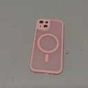 TOCOL Magnetic for iPhone 14 Case, Upgraded Full Camera Protection, Compatible with Magsafe, 15FT Drop Protection, Translucent Matte Back Bumper Phone Cover 6.1-Inch (Light Pink)