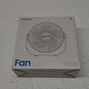 Gaiatop USB Desk Fan, 3 Speeds Strong Airflow, 5.5 Inch Portable 90 Rotate Quiet Cooling, Small Personal Table Fans for Bedroom Home Office Travel Black