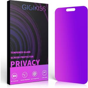 Compatible for iPhone 15 Pro Max Privacy Screen Protector 6.7 Inch, Purple Gradient Anti Spy Anti Blue Light HD Screen Protector Tempered Glass Easy Installation Compatible for iPhone 15 Pro Max Privacy Screen Protector 6.7 Inch, Purple Gradient Anti Spy Anti Blue Light HD Screen Protector Tempered Glass Easy Installation