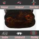 2 x Women Ski Snow Gloves Windproof Thermal Gloves Men Winter Warm Glove Mitts Touchscreen for Skiing/Cycling/Working (Large)