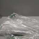 OUCHAN Holographic Plastic Wristbands Silver - 100 Pack Vinyl Wristbands for Events Parties