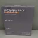 Pryfey Back Massager, Rolling Up and Down Back Massager with Heat, Back Massage 4D Kneading for Pain Relief Deep Tissue, Ultrathin Shoulder Massager Gift for Women Men Parents Christmas, Grey