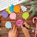 2 x Bubble Sticky Notes 3x3 in, 8 Pads, Super Cute Bright Color Strong Adhesive Post, Clean Removal, 82 Sheets/pad