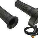 20X Full Twist Throttle Grip Ebike Twist Throttle 3 Pin with Waterproof Connector for 12V-72V Twist Throttle Electric Bike Electric Scooter Conversion Used for 22.2mm Handlebar.