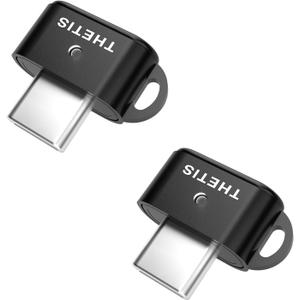 Thetis Nano-C for Business - USB C FIDO2 Security Key L1 MFA & Passkey Access for School ERP, Employee Online Account, Compatible with Coinbase Google Workspace Apple ID Window Salesfore - 2 Pack