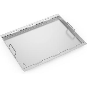 Stanbroil Stainless Steel Flat Top Griddle, Full-Size Griddle Insert for Weber Genesis II and Genesis II LX 300 Series Gas Grill