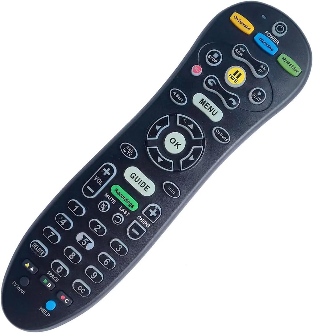Universal S30-S1B Remote for AT&T Television and TV Box Devices, Simple Setup Remote Control Offering Reliable Performance and Wide Compatibility