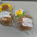 Geelin 6 Sets Positive Employee Appreciation Mini Crochet Flower Potted Doll with Card Emotional Rose Daisy Crochet Support Thank You Plants May You Positive Gift for Women Coworker Employee Teacher