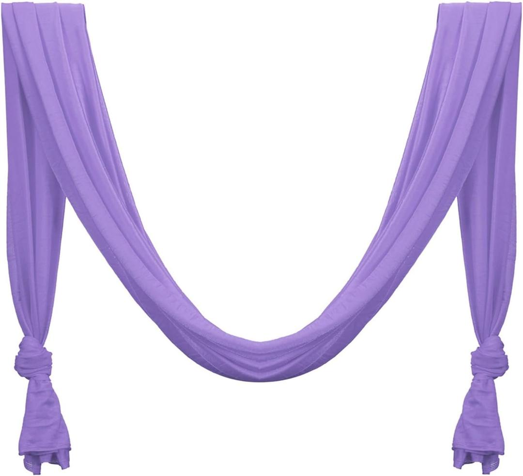 Active Silk Aerial Yoga Swing Hammock Kit for Improved Yoga Inversions Flexibility & Core Strength (Purple)