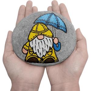 Auksay Rocks for Painting 10pcs 4-5.3” Large River Rock for Paint Natural Flat & Smooth Stones for Painting for Kids & Adult Craft Gift