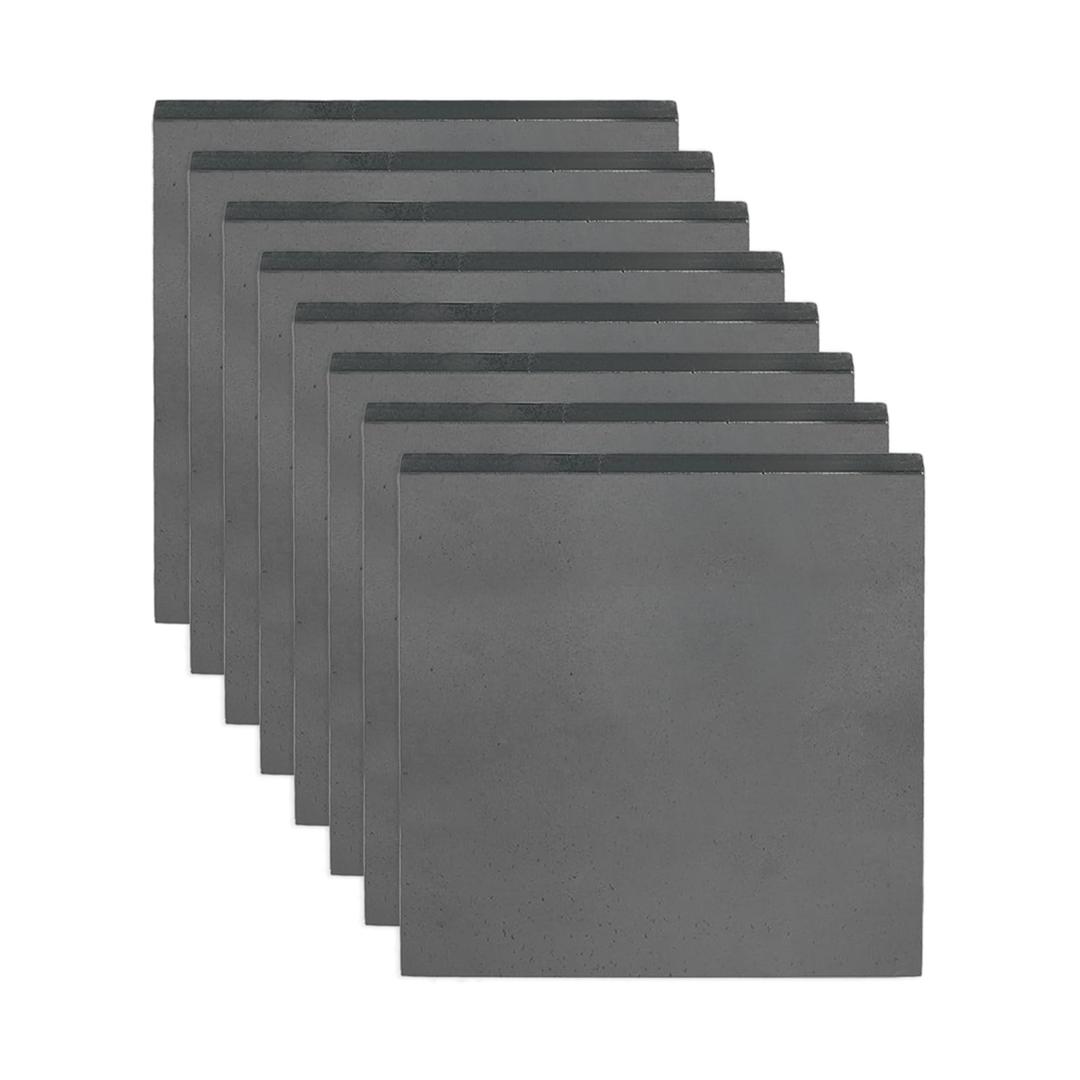 MECCANIXITY 4pcs 1/16"(1.5mm) x4 x4 Steel Plate, Black Hot Rolled A36 Steel Sheet Plate Base, Square Weldable Metal Discs for Industrial Construction Structural Support
