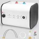 Mini-Tank Electric Water Heater Under Sink 2.6 Gallon 1500W Point of Use Instant Hot Water Heater for Kitchen Counter Rv Tr Trailer, with GFCI Plug