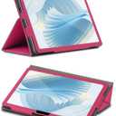 Case for DOOGEE U11 11 inch, DOOGEE U11 Tablet Case, Folding Stand Protective Cover with Pencil Holder and Wrist Strap, Full Protection. (Red)