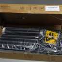 Topower Industrial Country Style Decorative Pipe Wooden Wall ShelvesRustic DIY Ceiling Pipe Shelf Wall Vintage Hung Bracket Industrial Shelves (Black)