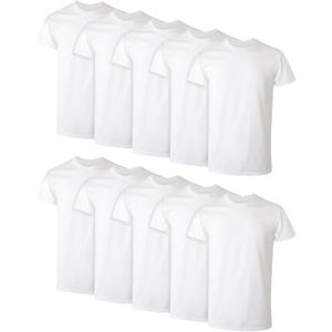 Hanes Mens Undershirt Packs, Stay-Tucked Soft Cotton Undershirts, Best Undershirts for Men, White/Black/Asstd Multipacks (X-Large)