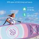 NipheanUltra-Light Inflatable Paddle Board with StabilTrac Fin and Durable SUP Accessories, 10' Stand Up Paddle Boards for Adults & Youth, Versatile Yoga Paddle Board, Gift Ideas