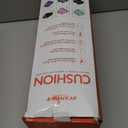 Seat Cushions for Office Chairs Wheelchair Cushion for Long Sitting Back PainMemory Foam Seat Car Computer Desk Chair CushionCoccyx Cushion for Tailbone Pain Relief Cushion Office Chair Butt Pillow (Black)