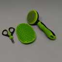 3PCS Cat Grooming Kit | Brush for Shedding | Nail Clipper | Trimmer | Bath Brush for Long and Short Haired Indoor Cats - Premium Supplies