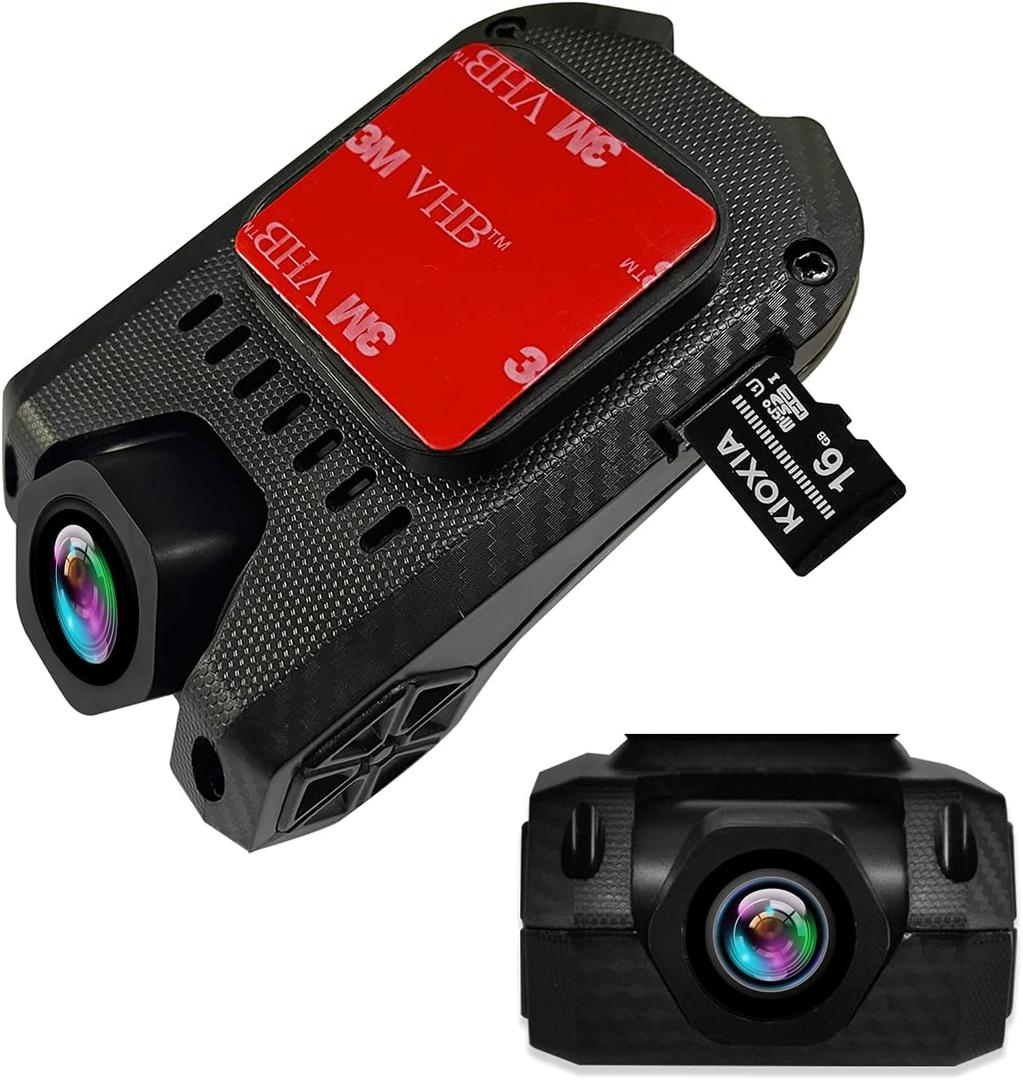Dash Cam Ultra Clear Night Vision 2021 Dash Camera for Cars USB DVR Dash Cam Driving Recorder with Parking Mode 170Wide Angle Loop Recording with 16GB Micro SD Card