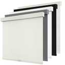 SUNOFF Cordless 100% Blackout Roller Shades Blinds for Windows Free-Stop, Pull Down Room Darkening with Valance, Thermal Insulated Woven Fabric Window Door Blinds for Home, Office, Beige 28" W x 72" L