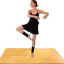 Marley Dance Floor for Home & Studio | 3Ft x 4Ft | Portable Dance Floor Mat for Ballet, Tap, Irish Dancing & More| Roll-Out Vinyl Flooring for Dancers | Marley Flooring | 5MM, Size: Small
