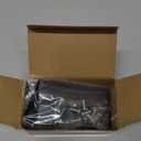 Black Gate Tailgate Hinge Plates with Stainless Steel Mounting Screws for Rhino 450 660 700 YXR450 YXR660 YXR700 4x4 2005-2013 OEM# 5UG-F4669-00-00